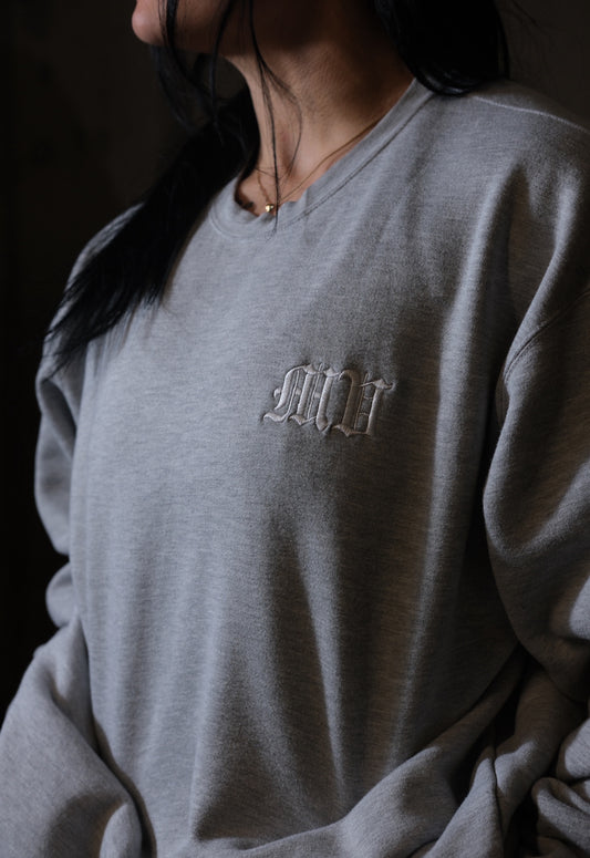 Embroidered Logo Crew Neck