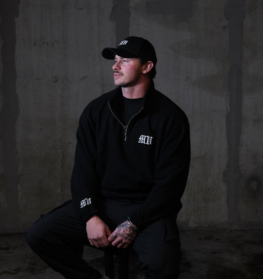 Embroidered Logo Quarter Zip Fleece