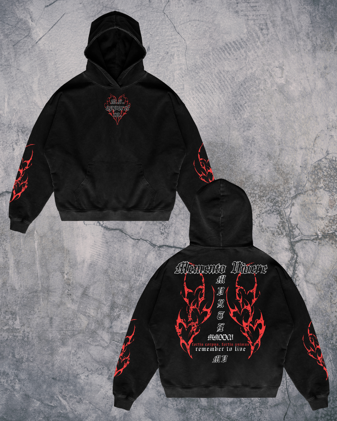 STRONG BODY, STRONG MIND - HOODIE (RELAXED FIT)