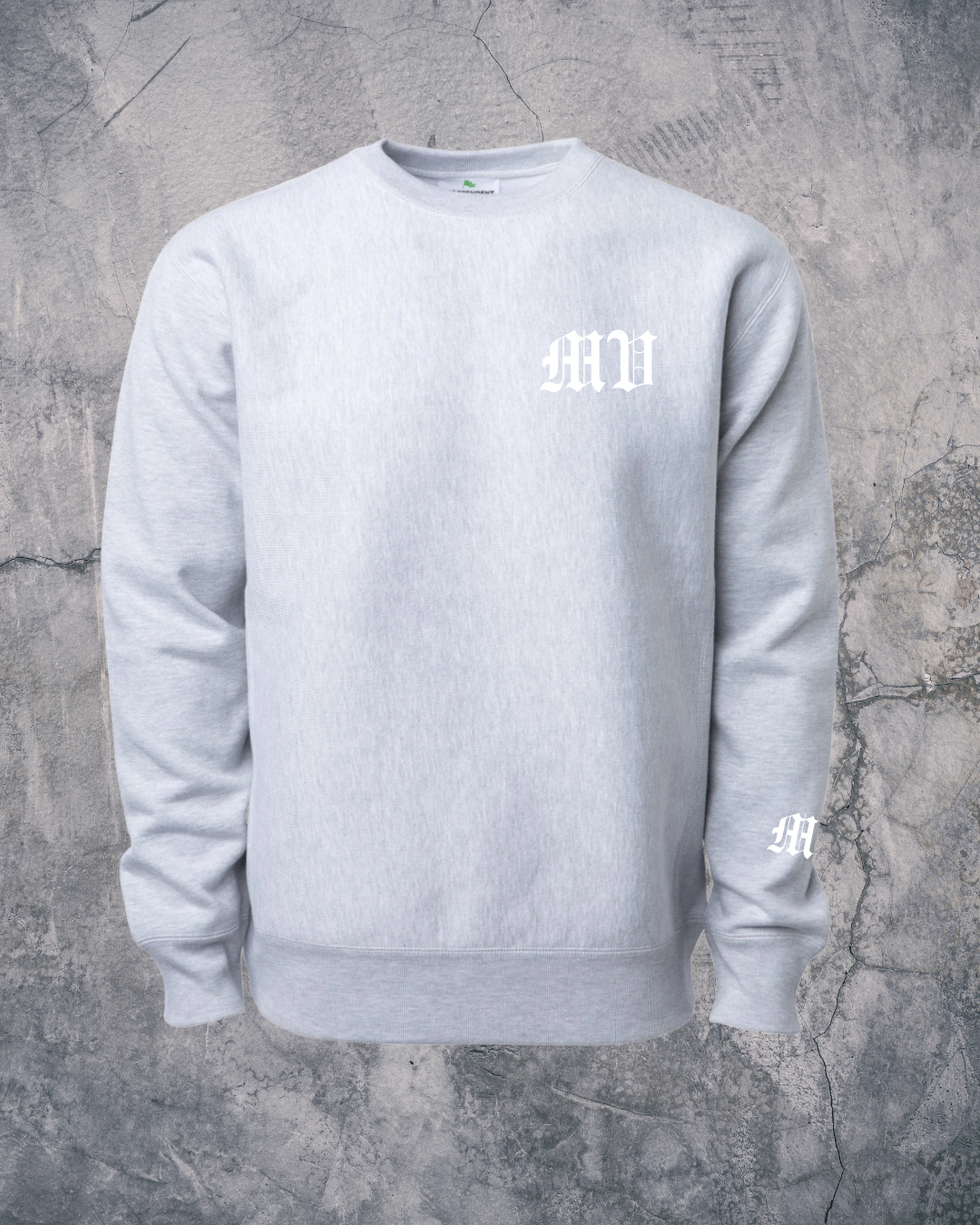 Embroidered Logo Crew Neck