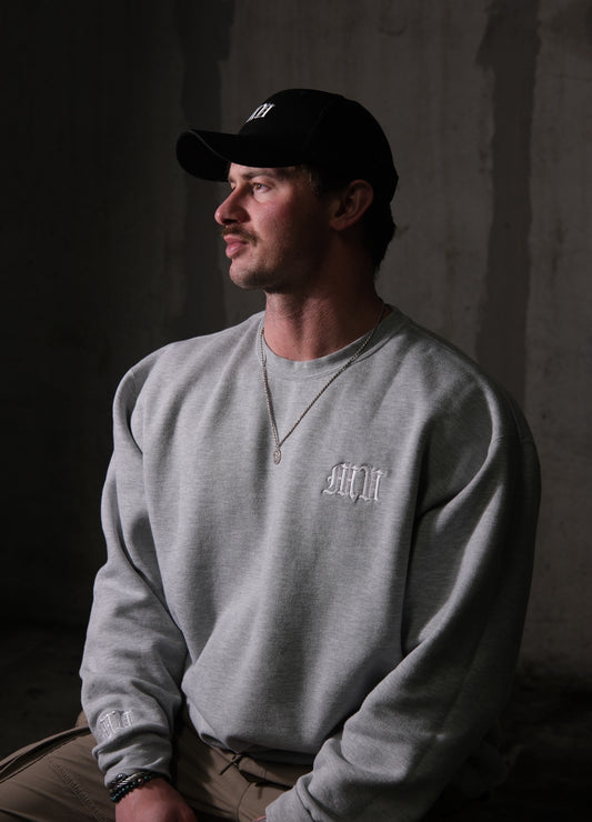Embroidered Logo Crew Neck